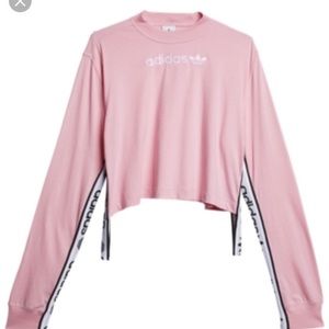 Adidas taped long sleeve